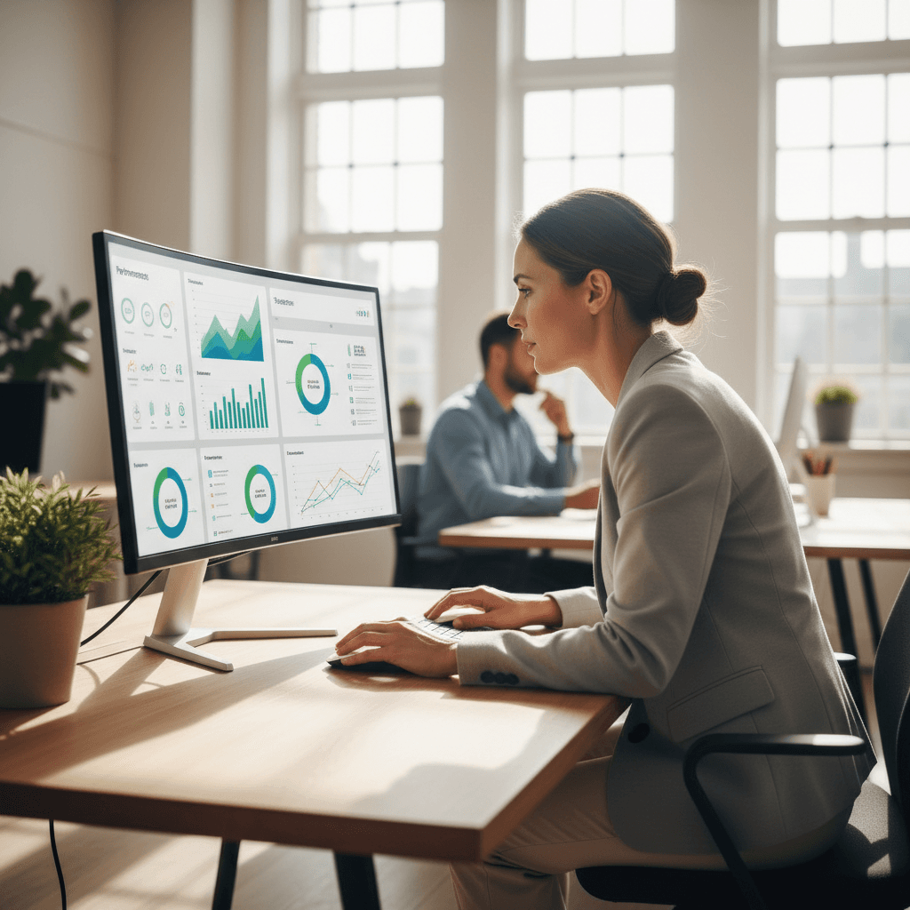 Team performance metrics and coaching dashboard